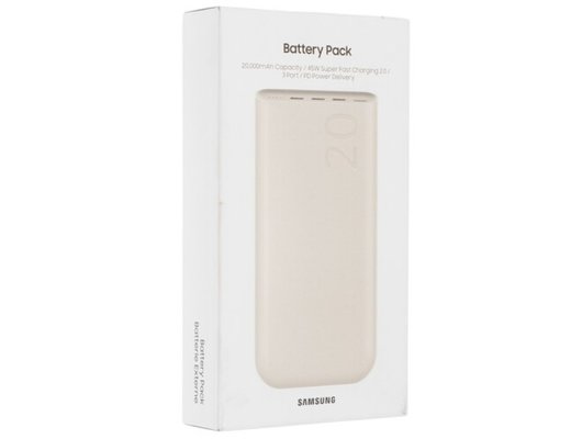 Внешний аккумулятор Samsung 20000mAh EB-P4520 beige SAM-K-EB-P4520XUEG